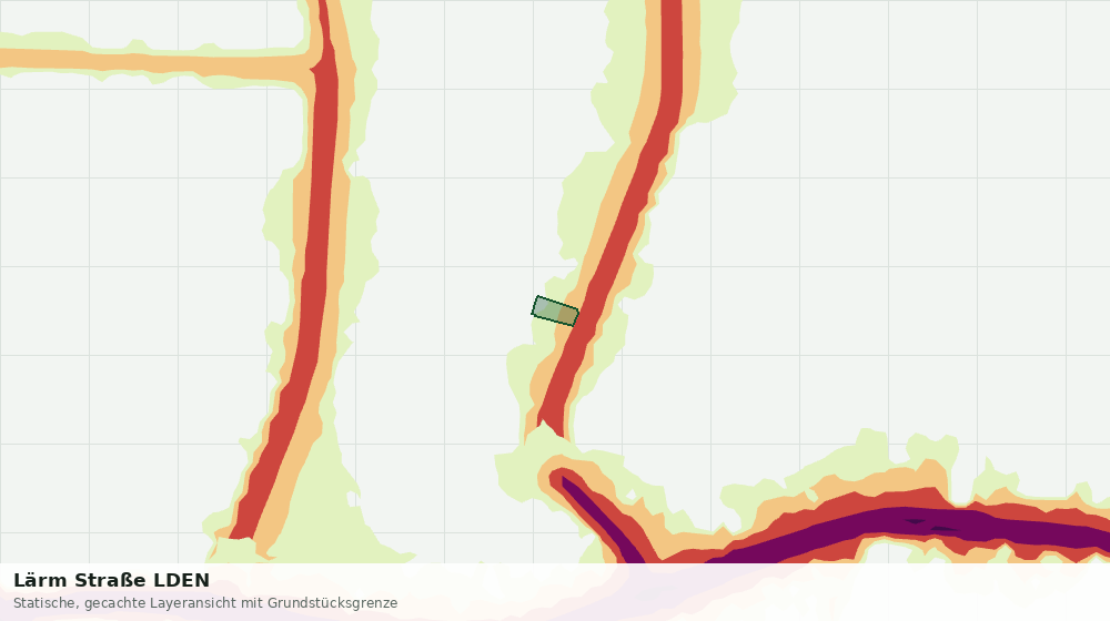 Statische Kartenansicht: Lärm Straße LDEN