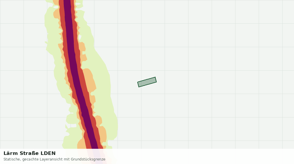 Statische Kartenansicht: Lärm Straße LDEN