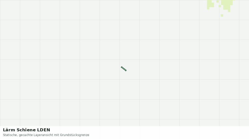 Statische Kartenansicht: Lärm Schiene LDEN