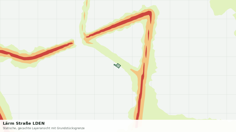 Statische Kartenansicht: Lärm Straße LDEN