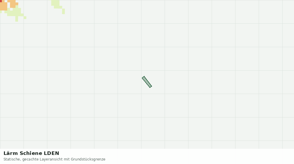 Statische Kartenansicht: Lärm Schiene LDEN