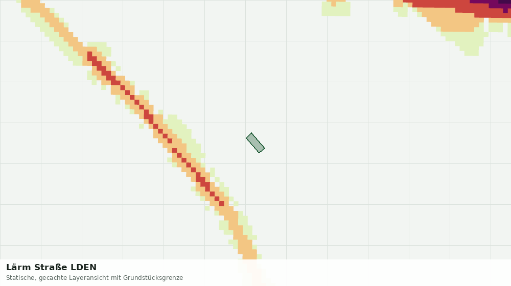 Statische Kartenansicht: Lärm Straße LDEN