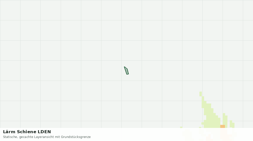 Statische Kartenansicht: Lärm Schiene LDEN