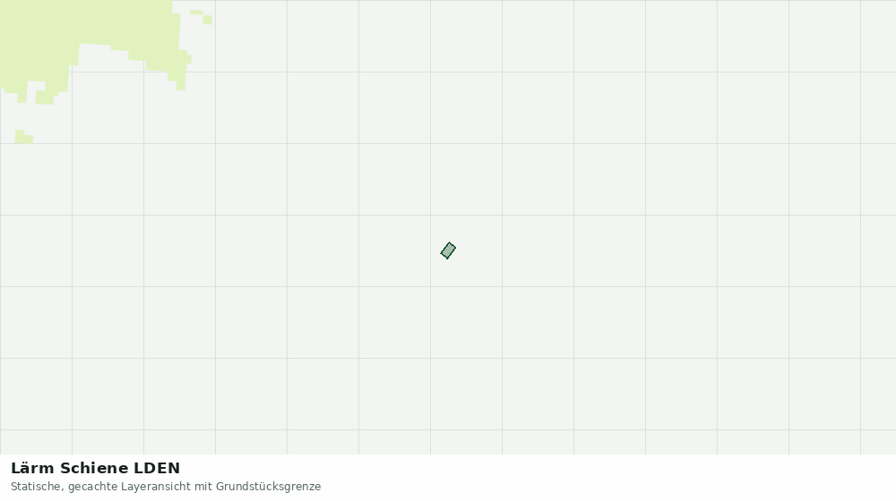 Statische Kartenansicht: Lärm Schiene LDEN