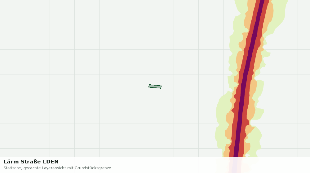 Statische Kartenansicht: Lärm Straße LDEN