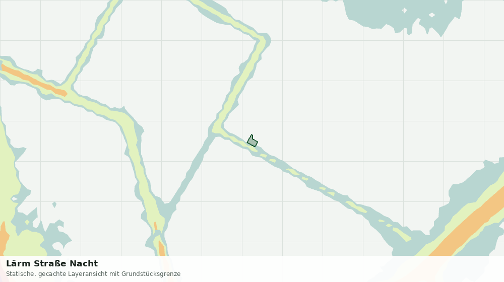 Statische Kartenansicht: Lärm Straße Nacht