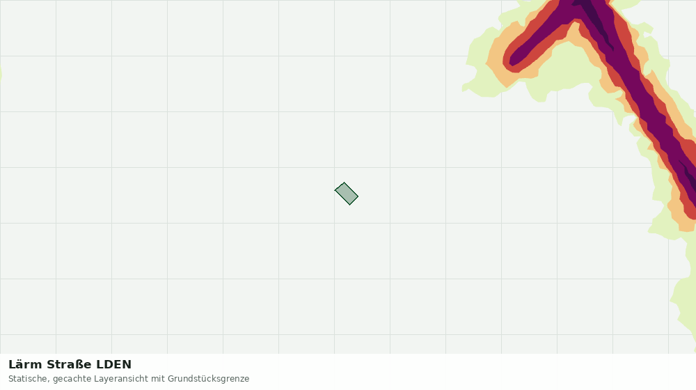Statische Kartenansicht: Lärm Straße LDEN