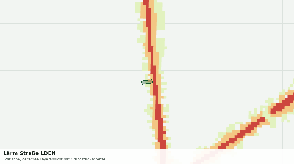 Statische Kartenansicht: Lärm Straße LDEN