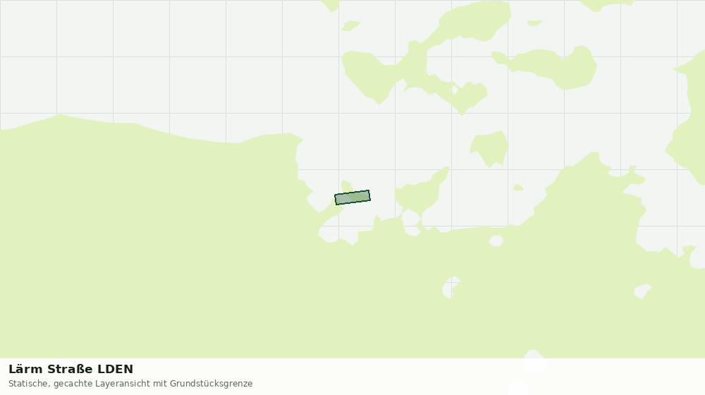 Statische Kartenansicht: Lärm Straße LDEN