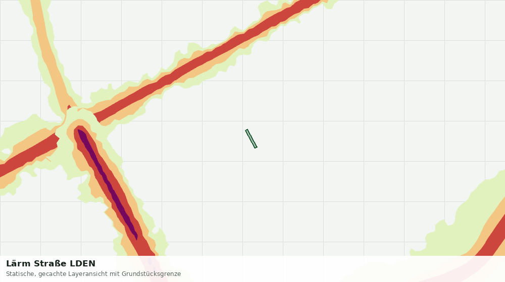 Statische Kartenansicht: Lärm Straße LDEN