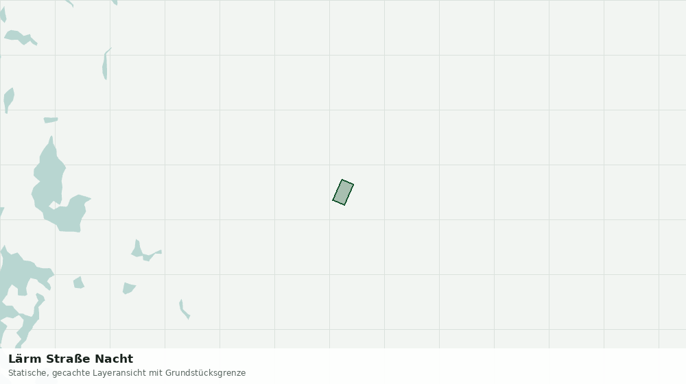 Statische Kartenansicht: Lärm Straße Nacht