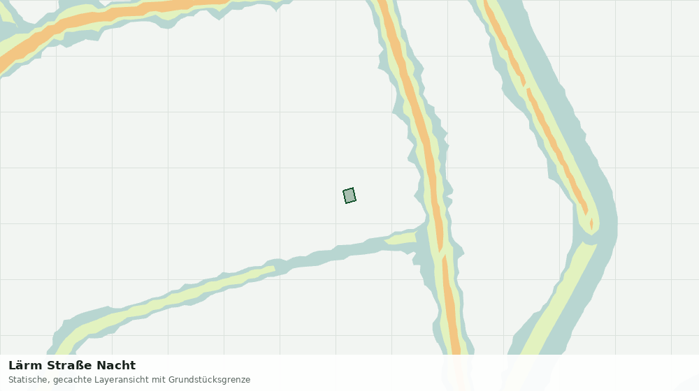 Statische Kartenansicht: Lärm Straße Nacht
