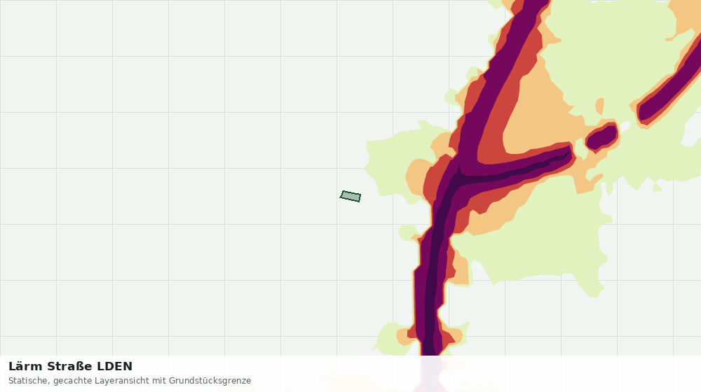 Statische Kartenansicht: Lärm Straße LDEN
