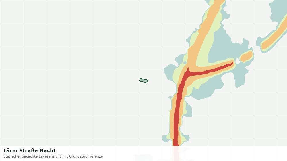 Statische Kartenansicht: Lärm Straße Nacht