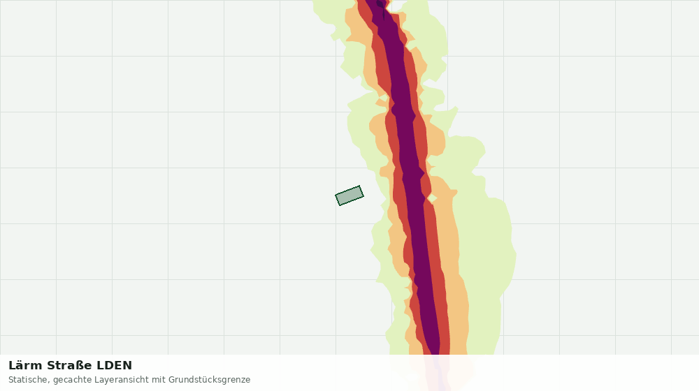 Statische Kartenansicht: Lärm Straße LDEN