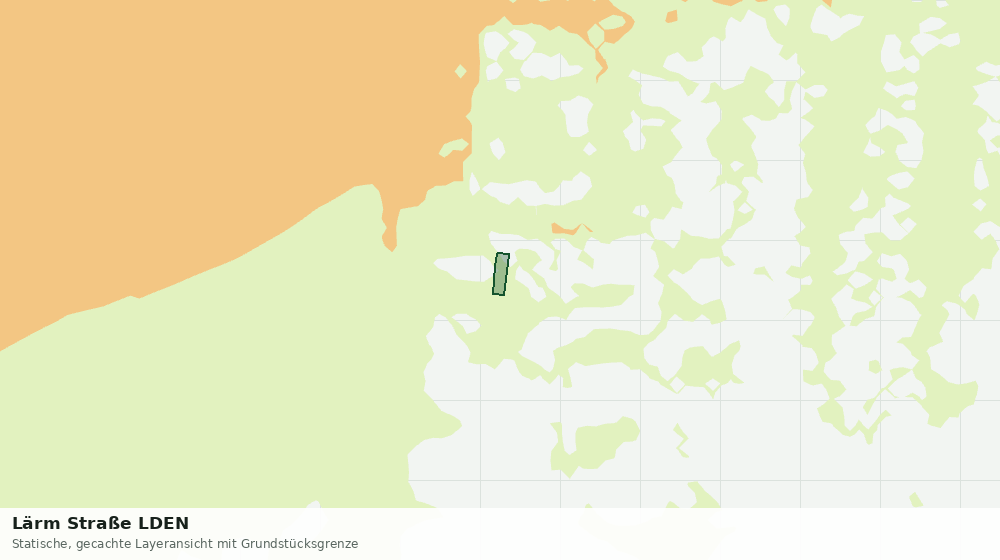 Statische Kartenansicht: Lärm Straße LDEN