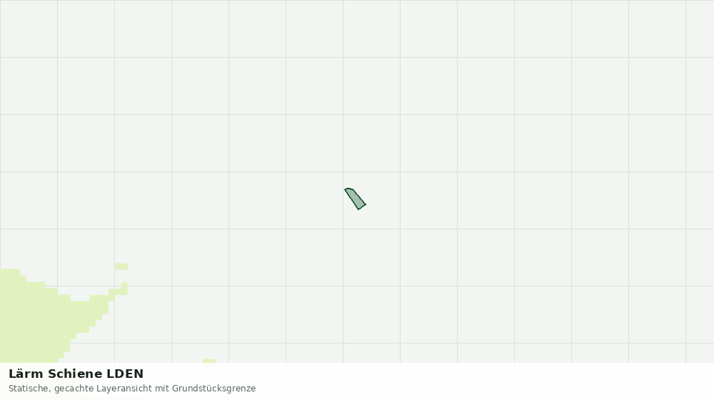 Statische Kartenansicht: Lärm Schiene LDEN