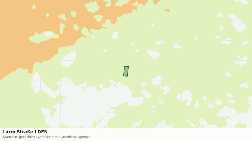 Statische Kartenansicht: Lärm Straße LDEN