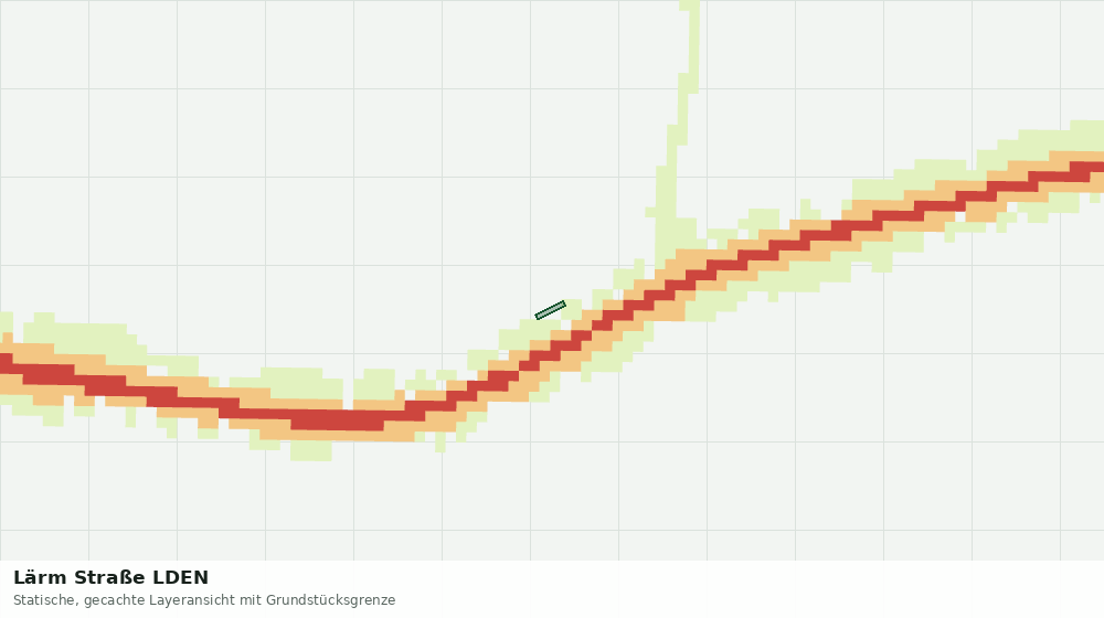 Statische Kartenansicht: Lärm Straße LDEN