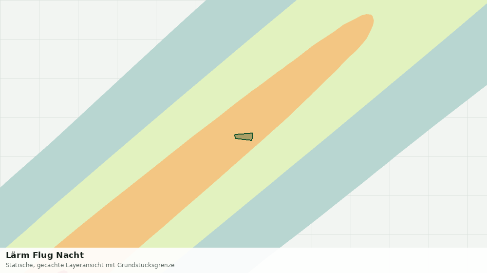 Statische Kartenansicht: Lärm Flug Nacht