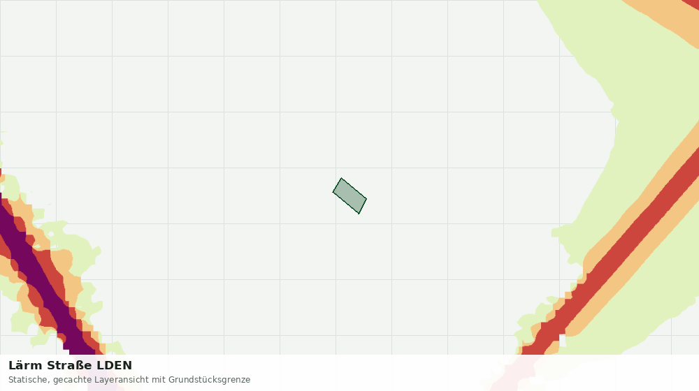 Statische Kartenansicht: Lärm Straße LDEN