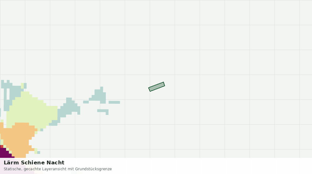 Statische Kartenansicht: Lärm Schiene Nacht