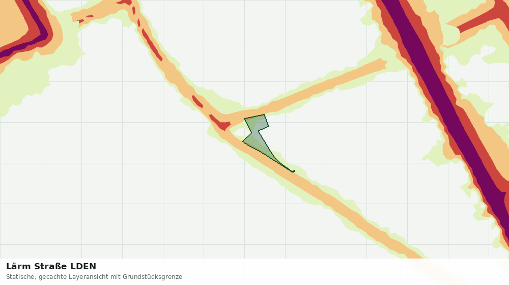 Statische Kartenansicht: Lärm Straße LDEN