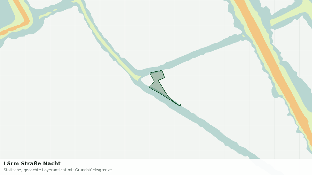 Statische Kartenansicht: Lärm Straße Nacht