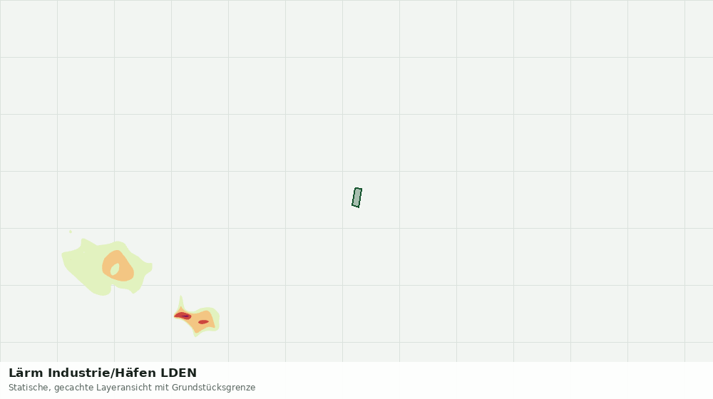 Statische Kartenansicht: Lärm Industrie/Häfen LDEN