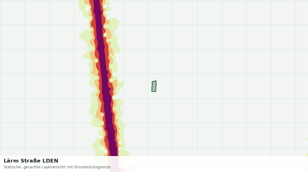 Statische Kartenansicht: Lärm Straße LDEN