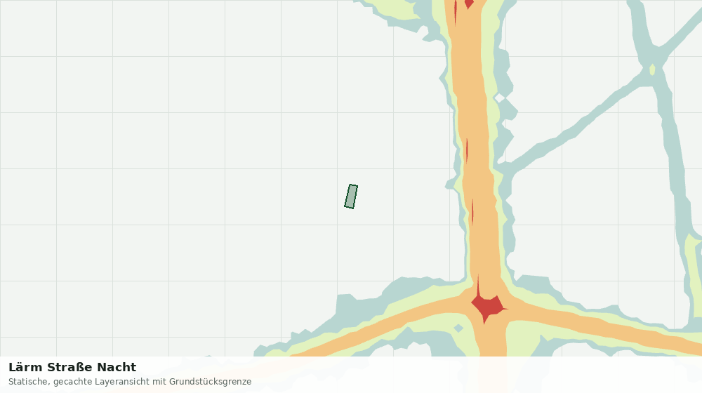Statische Kartenansicht: Lärm Straße Nacht