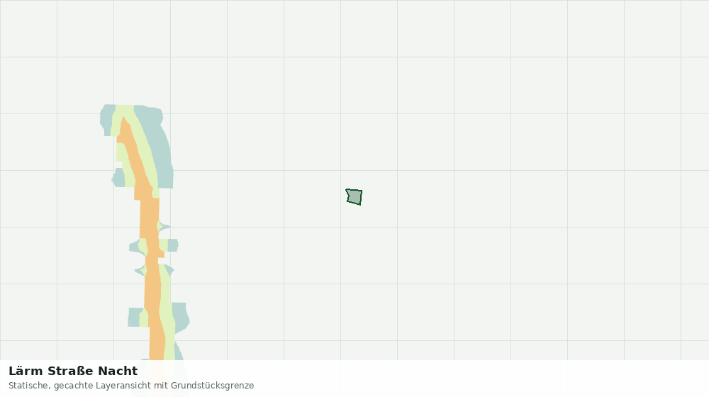 Statische Kartenansicht: Lärm Straße Nacht