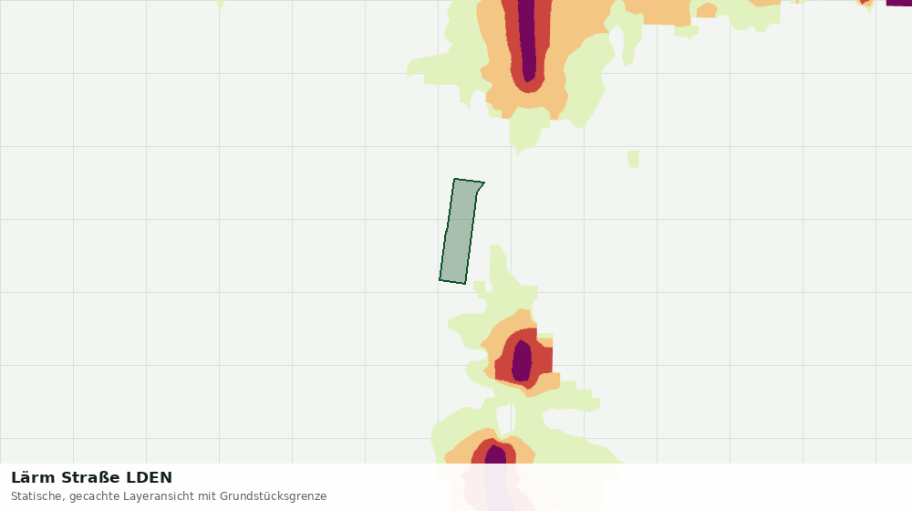 Statische Kartenansicht: Lärm Straße LDEN