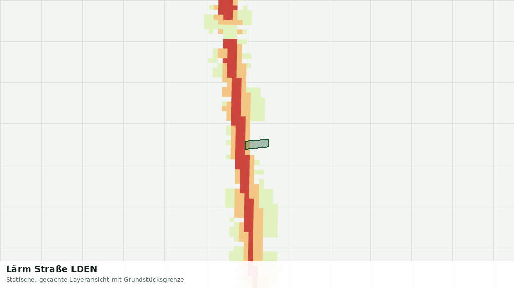 Statische Kartenansicht: Lärm Straße LDEN