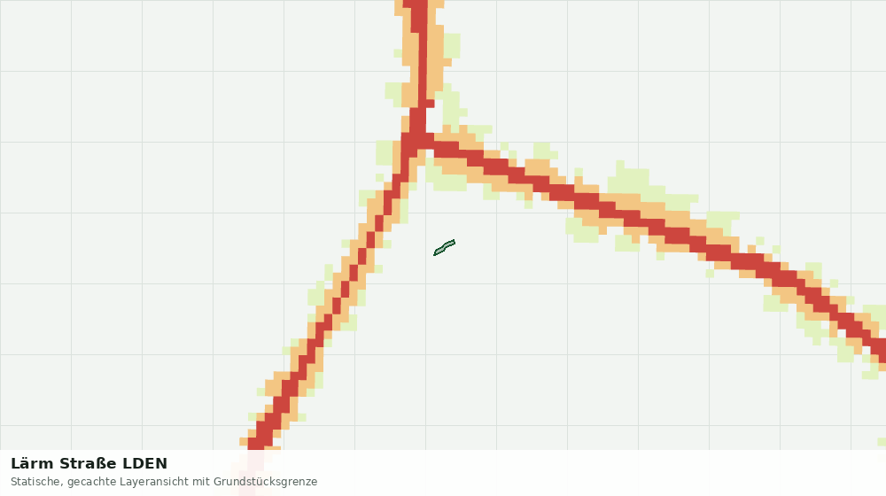 Statische Kartenansicht: Lärm Straße LDEN