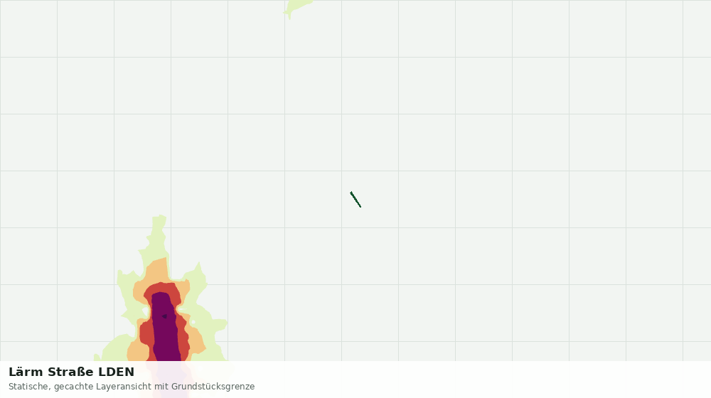 Statische Kartenansicht: Lärm Straße LDEN