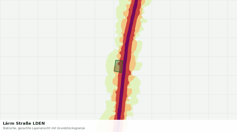 Statische Kartenansicht: Lärm Straße LDEN