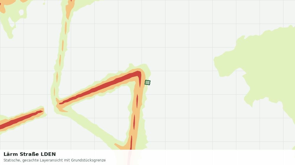 Statische Kartenansicht: Lärm Straße LDEN