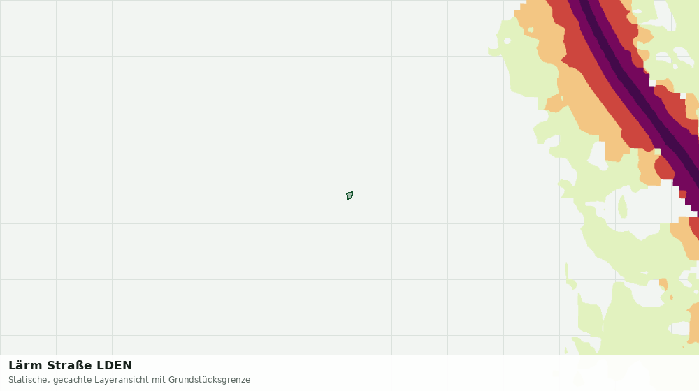 Statische Kartenansicht: Lärm Straße LDEN