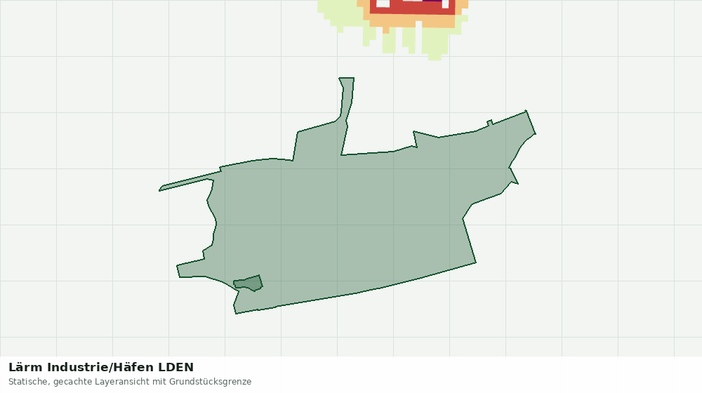 Statische Kartenansicht: Lärm Industrie/Häfen LDEN