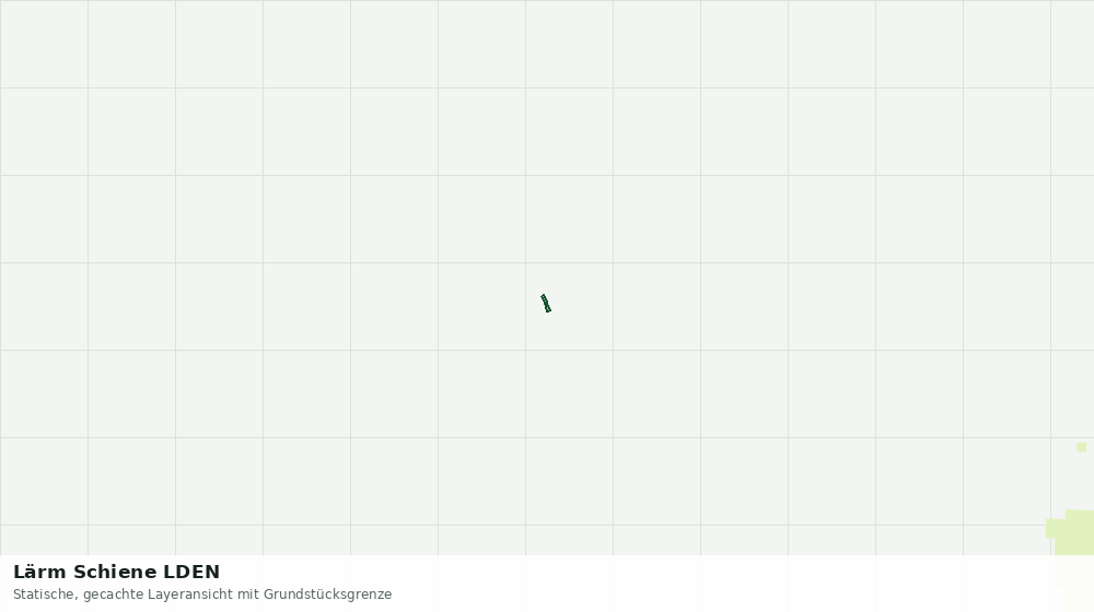 Statische Kartenansicht: Lärm Schiene LDEN