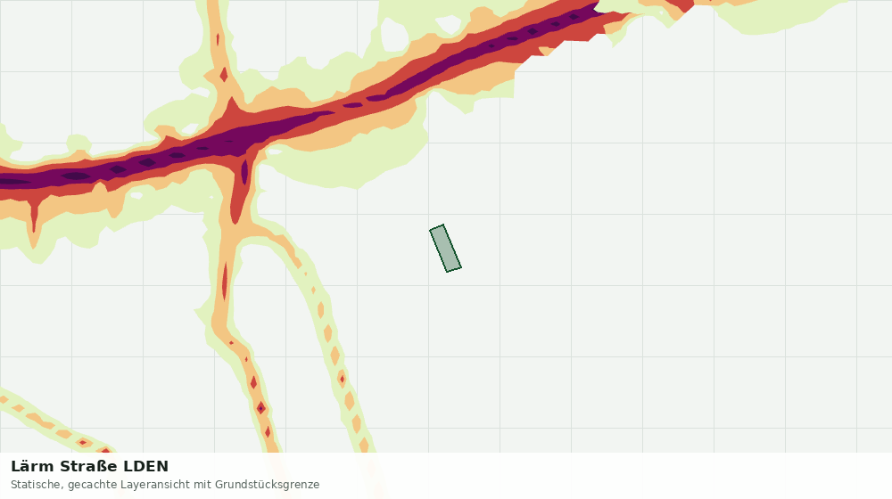 Statische Kartenansicht: Lärm Straße LDEN