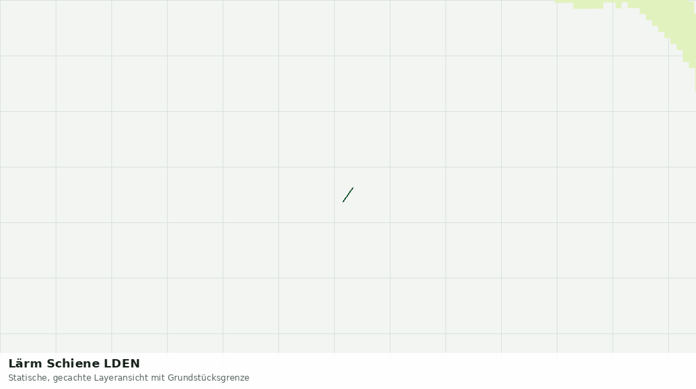 Statische Kartenansicht: Lärm Schiene LDEN