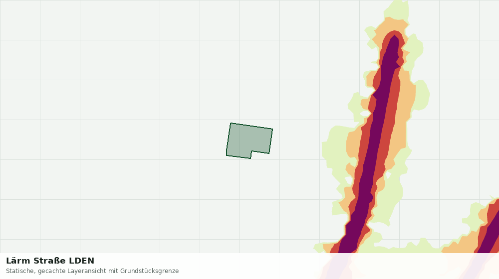 Statische Kartenansicht: Lärm Straße LDEN