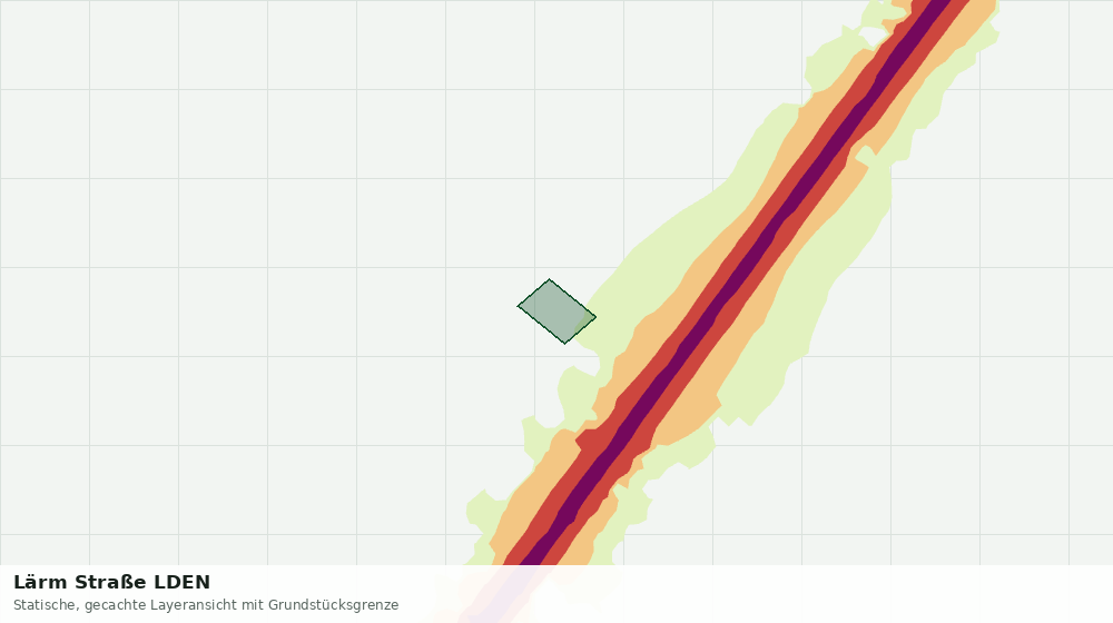Statische Kartenansicht: Lärm Straße LDEN