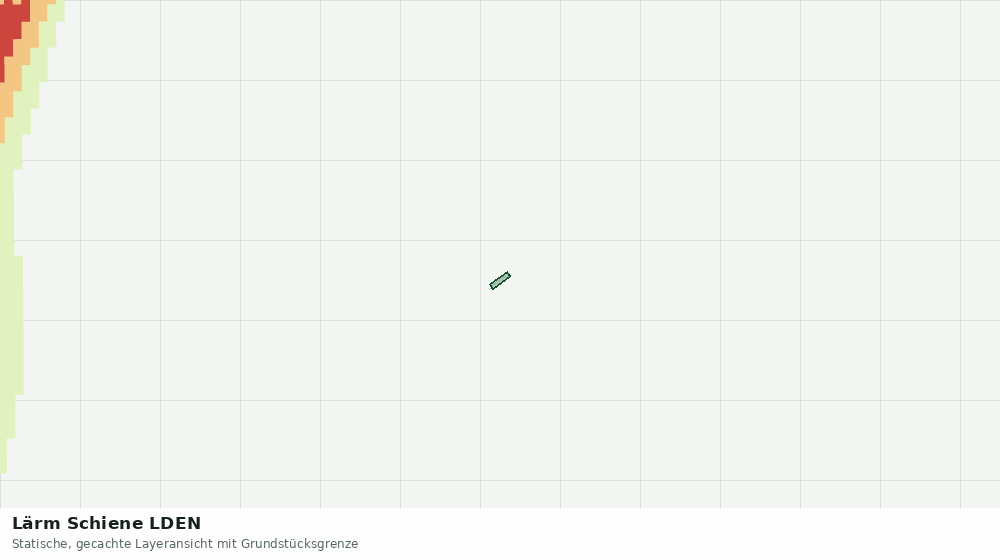 Statische Kartenansicht: Lärm Schiene LDEN