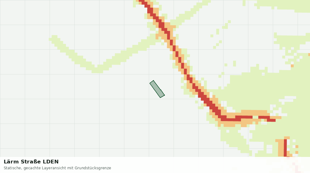 Statische Kartenansicht: Lärm Straße LDEN