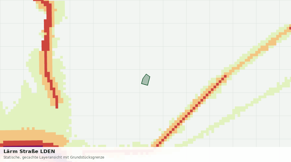 Statische Kartenansicht: Lärm Straße LDEN