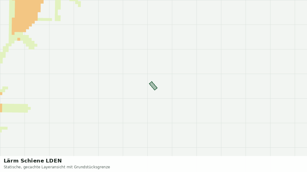 Statische Kartenansicht: Lärm Schiene LDEN