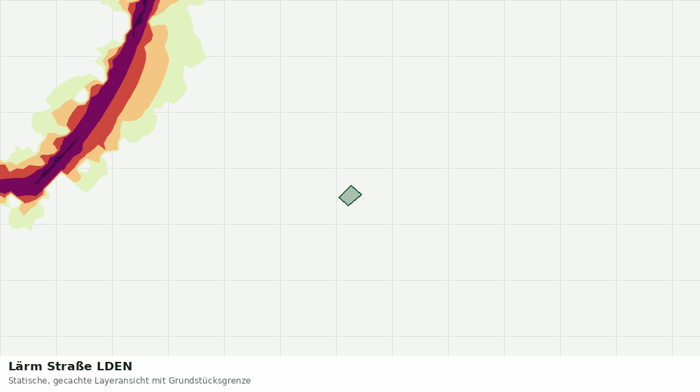 Statische Kartenansicht: Lärm Straße LDEN